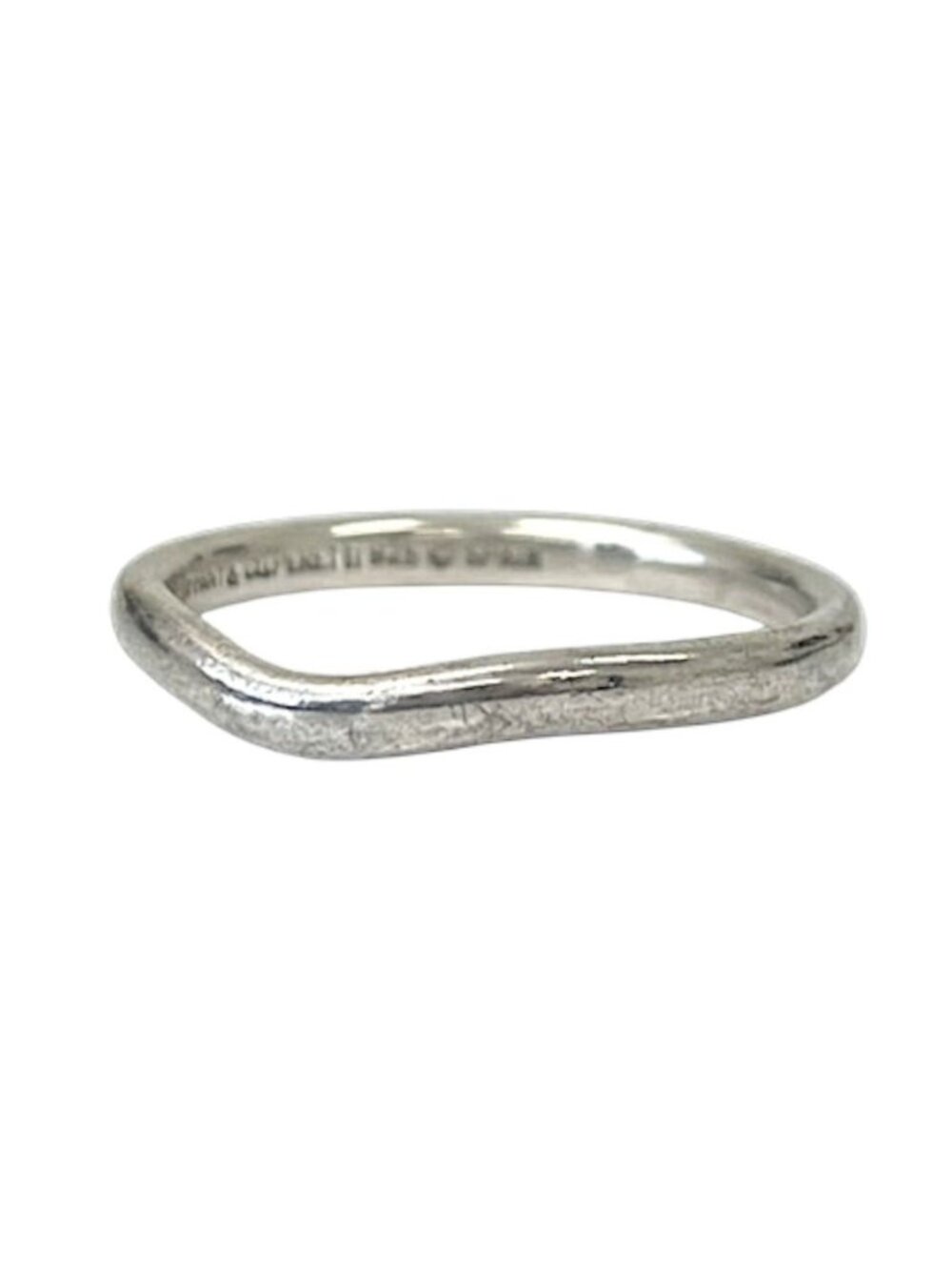 Tiffany & Co Ring Elsa Peretti Curved Band Silver